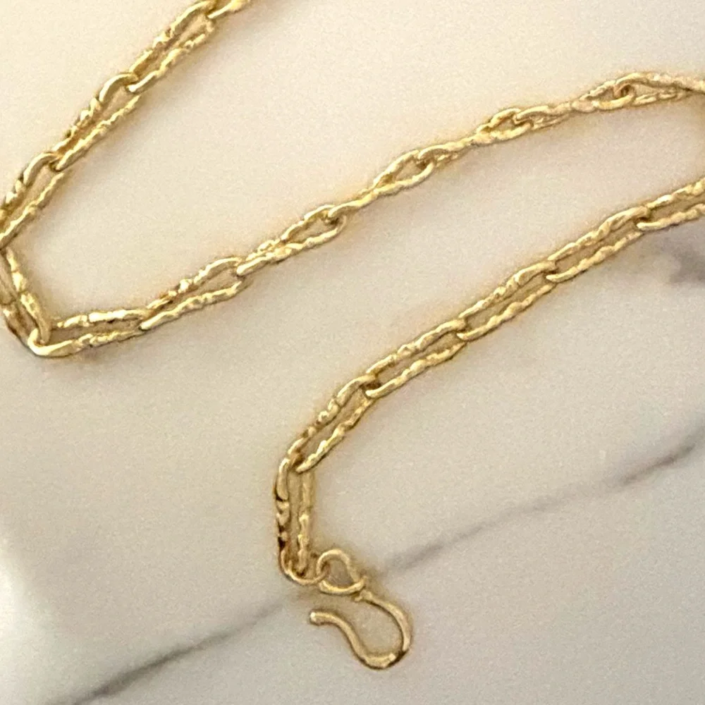 ALEXIS BITTAR • Brut Gold Twisted Short Link Custom Chain Necklace